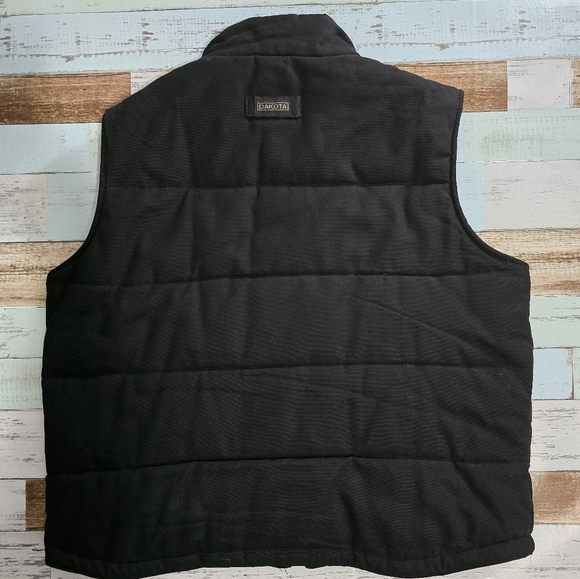 Dakota Zip Vest Jacket Mens Sz: 2XL Quilted Design Mock Neck - Picture 2 of 9